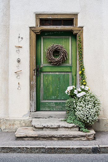 Epiphany House Blessing with Chalk - Austrian Village