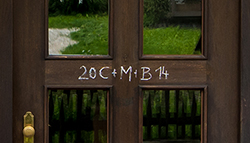 Epiphany House Blessing with Chalk